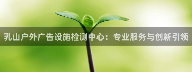 杏宇平台登陆：乳山户外广告设施检测中心：