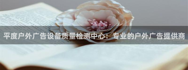 杏宇平台注册登录：平度户外广告设备质量检测中心：专业的户外广告提供商