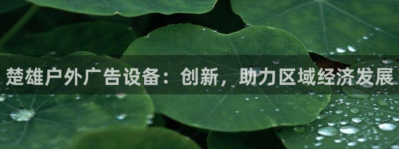 杏宇平台登陆：楚雄户外广告设备：创新，助力区域经济发展