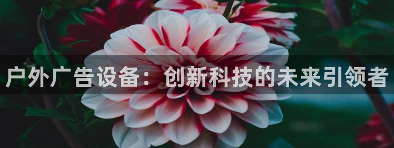 杏宇平台招商：户外广告设备：创新科技的未